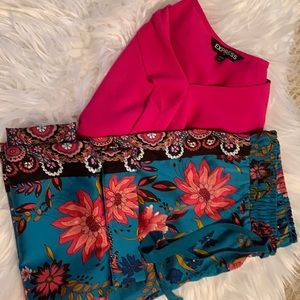 Silk based Loft pants too silk based Express